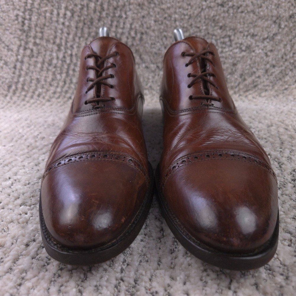 To Boot New York Shoes Mens Size 9 *NEW‎ SOLES* Cap Toe Dress Lace Up Leather - Picture 3 of 15